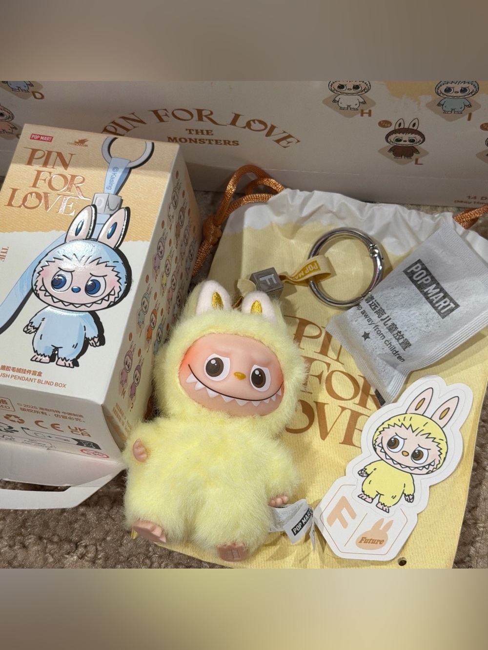 POPMART PIN FOR LOVE Labubu confirmed “ F”